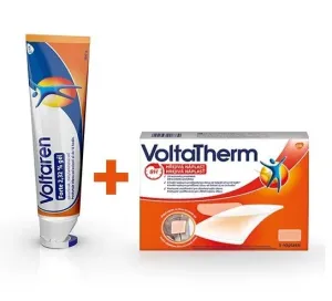 Voltaren Forte 2 32 % gél 180 g+VoltaTherm hrejivá náplasť na úľavu od bolesti 5 ks