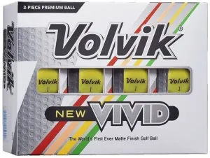 Volvik Vivid 2020 Golf Balls Yellow #9016474
