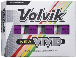 Volvik Vivid 2020 Golf Balls Purple #326747