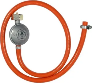 Regulátor plynu s hadicou 1,0 m na pripojenie plynovej fľaše s grilom, sporákom 37 mbar