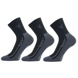 Voxx Barefootan Unisex športové ponožky - 3 páry BM000003213100100686 čierna 35-38 (23-25)