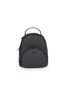 Čierny dámsky vzorovaný ruksak/kabelka VUCH Mundy