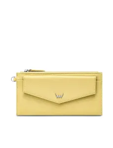 Vuch Dámska kožená peňaženka Adira Yellow