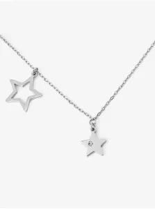 Vuch Štýlový oceľový náhrdelník s hviezdičkami Silver Big Star