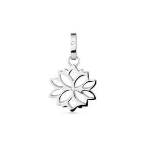 Vuch Krásny oceľový prívesok Lotosový kvet Silver Nizza