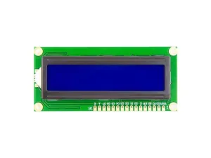 Displej LCD1602A, 16x2 znakov, modré podsvietenie #6642054
