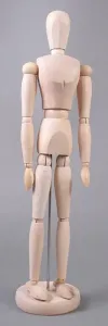 Drevený model ľudského tela - muž - 40 cm (kreatívne potreby)