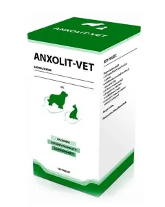 Anxolit Vet tablety proti úzkosti a depresiám pre psy a mačky 100tbl #1935820
