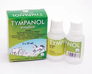 Tympanol emulzia proti plynatosti pre zvieratá 2x25ml