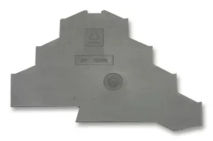 Wago 281-365. End Plate, Grey, 1Mm Thick