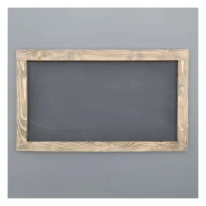 Nástěnná dřevěná tabule BOARD 100x60 cm černá