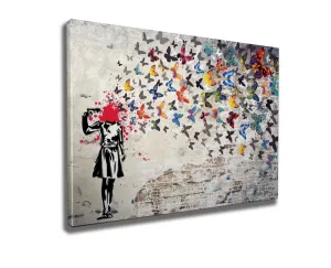 Obraz na plátne Butterfly dead WY51 50x70 cm