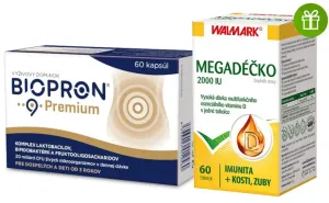 Walmark BIOPRON 9 Premium 60cps + Megadéčko 2000IU 60cps 120 kapsúl