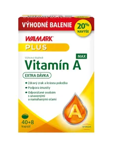 WALMARK Vitamín A MAX cps 40+8 (20% navyše) (48 ks)