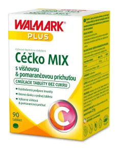 WALMARK Céčko MIX tbl vitamín C 100 mg (pomaranč+višňa) 1x90 ks