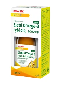 WALMARK Zlatá Omega-3 rybí olej 3000 mg s vitamínom A, D a E 250 ml, Akcia