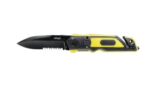 Zatvárací nôž Emergency Rescue Walther® – Čierna, Čierna / žltá (Farba: Čierna / žltá, Varianta: Čierna) #2379366