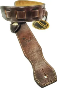 Wambooka Nativo Custom Gitarový pás Brown Leather #4149089
