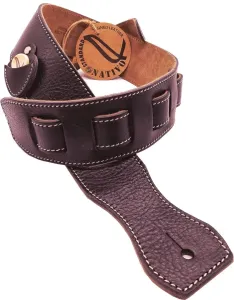Wambooka Nativo Standard Gitarový pás Brown Leather #4149092