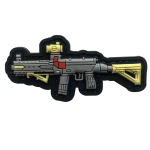 WARAGOD Nášivka 3D GUN 7.2x3.5cm #9588815