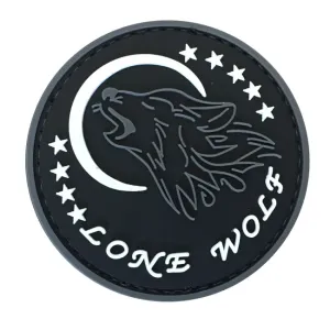 WARAGOD Lone wolf PVC nášivka