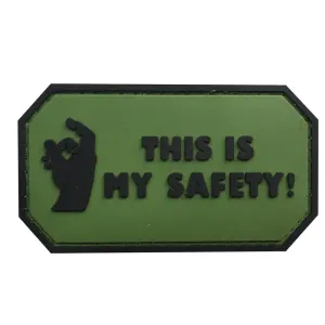 WARAGOD This is my Safety PVC nášivka, zelená