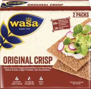 Knäckebroty Original Crisp - Wasa, 200g