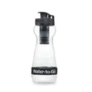 Fľaša s filtrom Water-to-Go™  GO! 50 cl - čierna (Farba: Čierna) #5806728