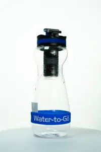 Fľaša s filtrom Water-to-Go™  GO! 50 cl – Tmavo modrá (Farba: Tmavo modrá) #5806732