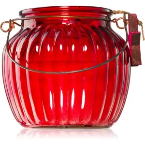 Wax Design Candle With Handle Red vonná sviečka 11 cm