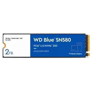 WD Blue SN580 SSD disk 2 TB M.2 NVMe Gen4 41504150 MBps WDS200T3B0E
