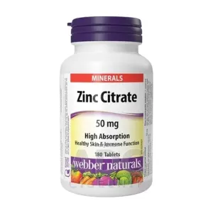 Webber Naturals Zinok 50 mg 180 tbl #1076856