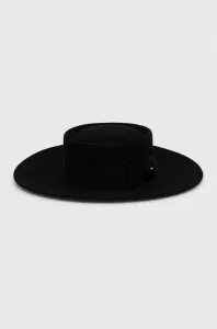 Vlnený klobúk Weekend Max Mara čierna farba, vlnený