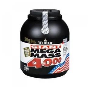 Gainer Giant Mega Mass 4000 - Weider, príchuť vanilka, 3000g
