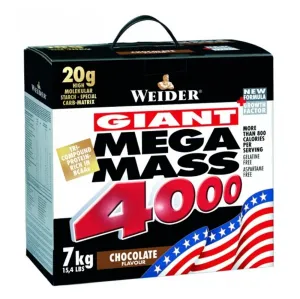 Gainer Giant Mega Mass 4000 - Weider, príchuť jahoda, 7000g