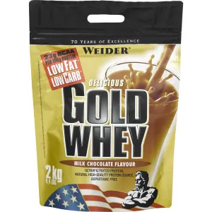 Protein Gold Whey - Weider, príchuť jahoda, 500g