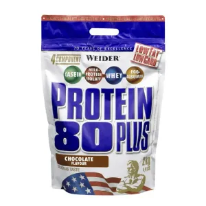 Proteín 80 Plus - Weider, príchuť čokoláda, 500g