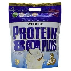 Proteín 80 Plus - Weider, príchuť kokos, 2000g