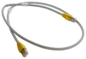 Weidmuller 1312160010 Patch Cord, Rj45 Plug-Plug, 3.3Ft, Gry