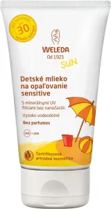 Weleda Baby & Kids Sun Edelweiss Sunscreen Sensitive SPF30 150 ml opaľovací prípravok na telo pre deti