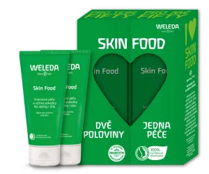 Weleda Skin Food Face & Body denný pleťový krém pleťový a telový krém Skin Food Face and Body Cream 2 x 75 ml na zmiešanú pleť