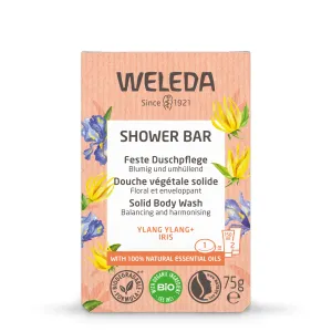 WELEDA SHOWER BAR Kvetinové vonné mydlo ylang ylang + iris, s esenciálnymi olejmi 1x75 g