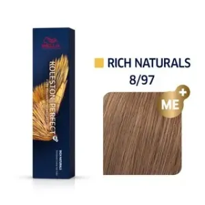 Wella Professionals Koleston Perfect Me+ Rich Naturals profesionálna permanentná farba na vlasy 8/97 60 ml