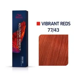Wella Professionals Koleston Perfect Me+ Vibrant Reds profesionálna permanentná farba na vlasy 77/43 60 ml
