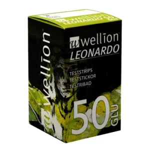Wellion LEONARDO GLU Prúžky testovacie (1 balenie) 1x50 ks #1074675
