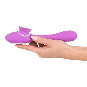 You2Toys - 2-Function Vibe - nabíjací, ohybný vibrátor na klitoris a vagínu (ružový)