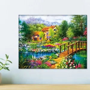 Weltbild Diamantové malování Dům u rybníka