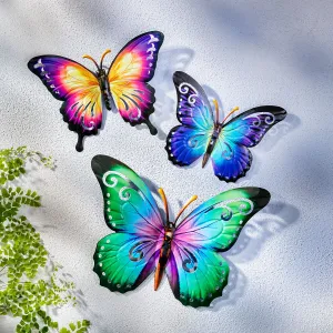 Weltbild Nástěnná dekorace Motýli, sada 3 ks #2297592