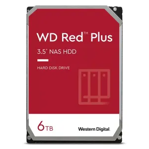 WD Pevný disk 6 TB Red Plus HDD 3,5