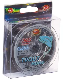 Wft vlasec trout mono black 200 m - 0,18 mm 4,5 kg #9450723